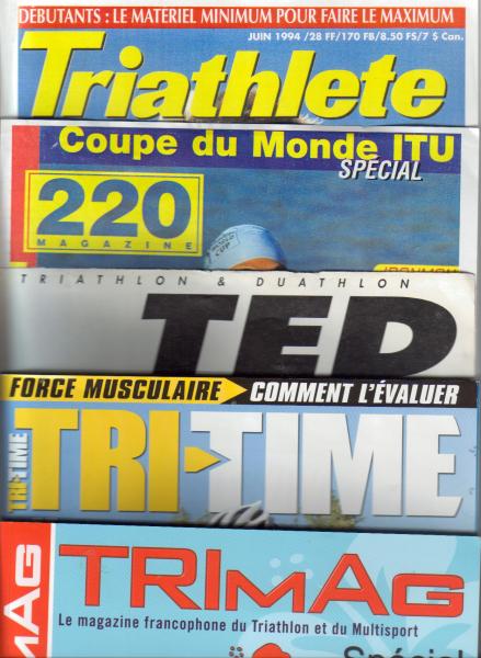 AVIS DE RECHERCHE : anciens numros de TRIATHLETE, TRI-Mag, 